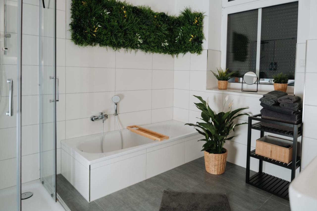 Aur Design Modern Boho X Premium Queensize Fussbodenheizung Kaffee Netflix Business&Familie Magdeburg Exteriör bild