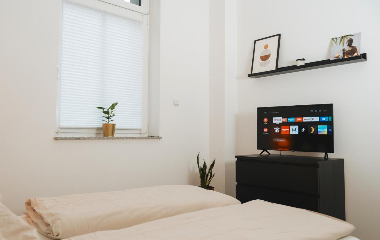 Aur Design Modern Boho X Premium Queensize Fussbodenheizung Kaffee Netflix Business&Familie Magdeburg Exteriör bild